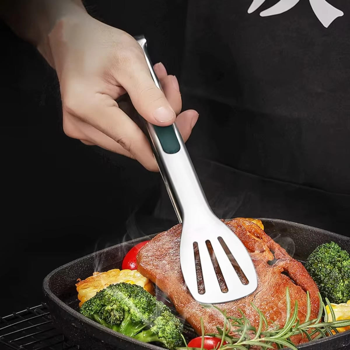 Professional Kitchen Tongs | Smart Kitchen Gadget That Makes Meal Prep Faster, Easier & More Enjoyable