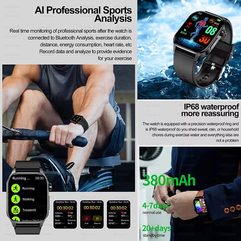 Smartwatch For Seniors Blood Pressure Sugar Health Management | Targeted Therapy for Faster Recovery, Less Pain & Better Quality of Life