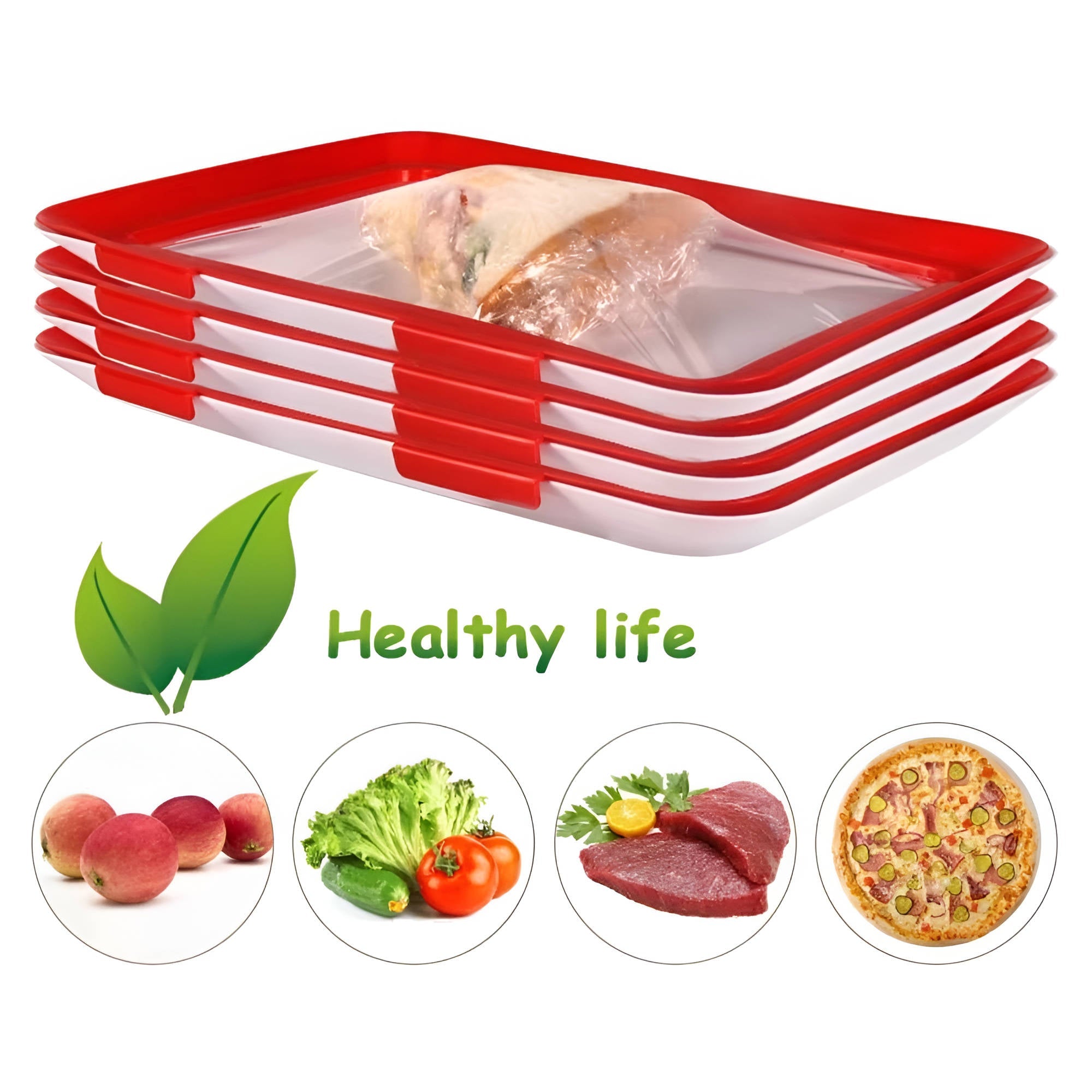 Food Preservation Tray for Long Term Food Storage | Smart Kitchen Gadget That Makes Meal Prep Faster, Easier & More Enjoyable