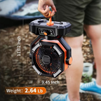 Portable Camping Cooling Fan | Premium Outdoor Gear for Hikers, Campers, Cyclists & Explorers