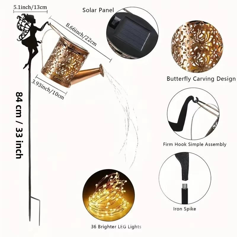 Outdoor Light Decorations Hanging Fairy Lamp | Premium Outdoor Essential for Garden Lovers — Built to Last Outdoors