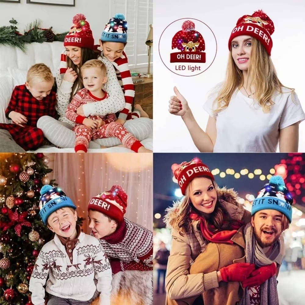 Light Up Christmas Hat | The Perfect Seasonal Touch for Your Home — or as a Thoughtful Gift