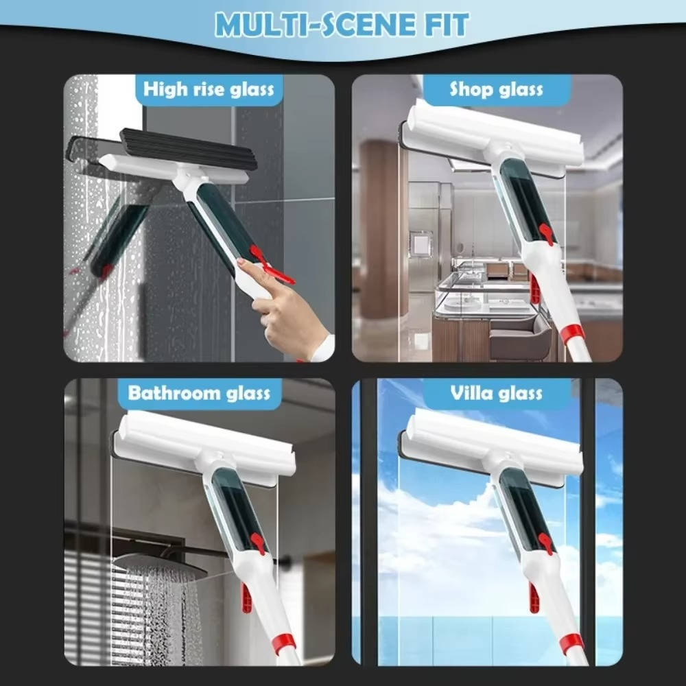 Long Handle Telescopic Window Cleaner | Effortlessly Functional Home Essential for Clean, Organised Living