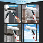Long Handle Telescopic Window Cleaner | Effortlessly Functional Home Essential for Clean, Organised Living