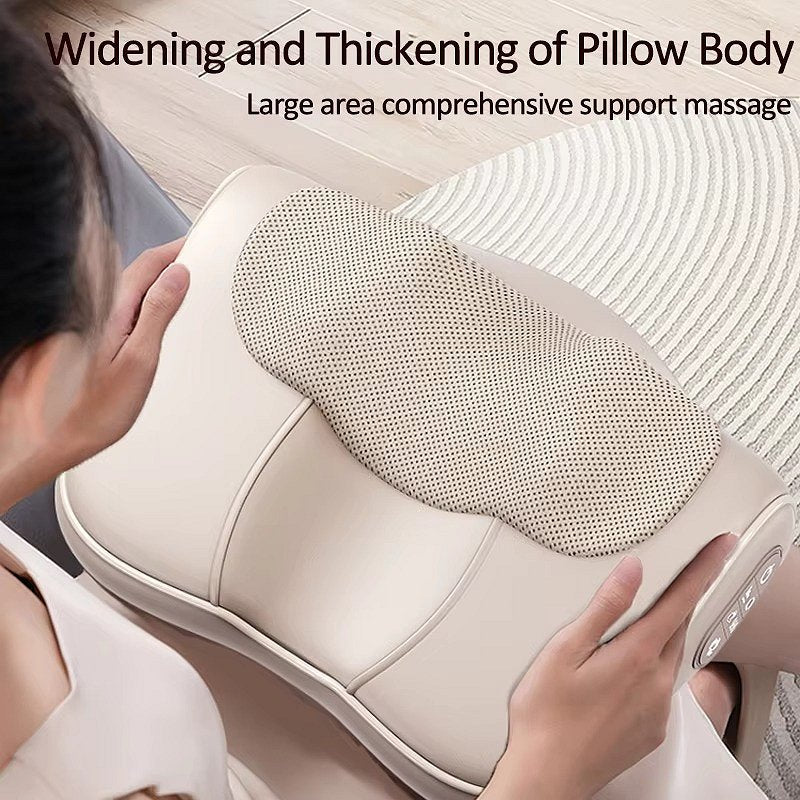 Neck Massager Pillow | Ergonomic Design for Targeted Relief, Improved Comfort & Mobility