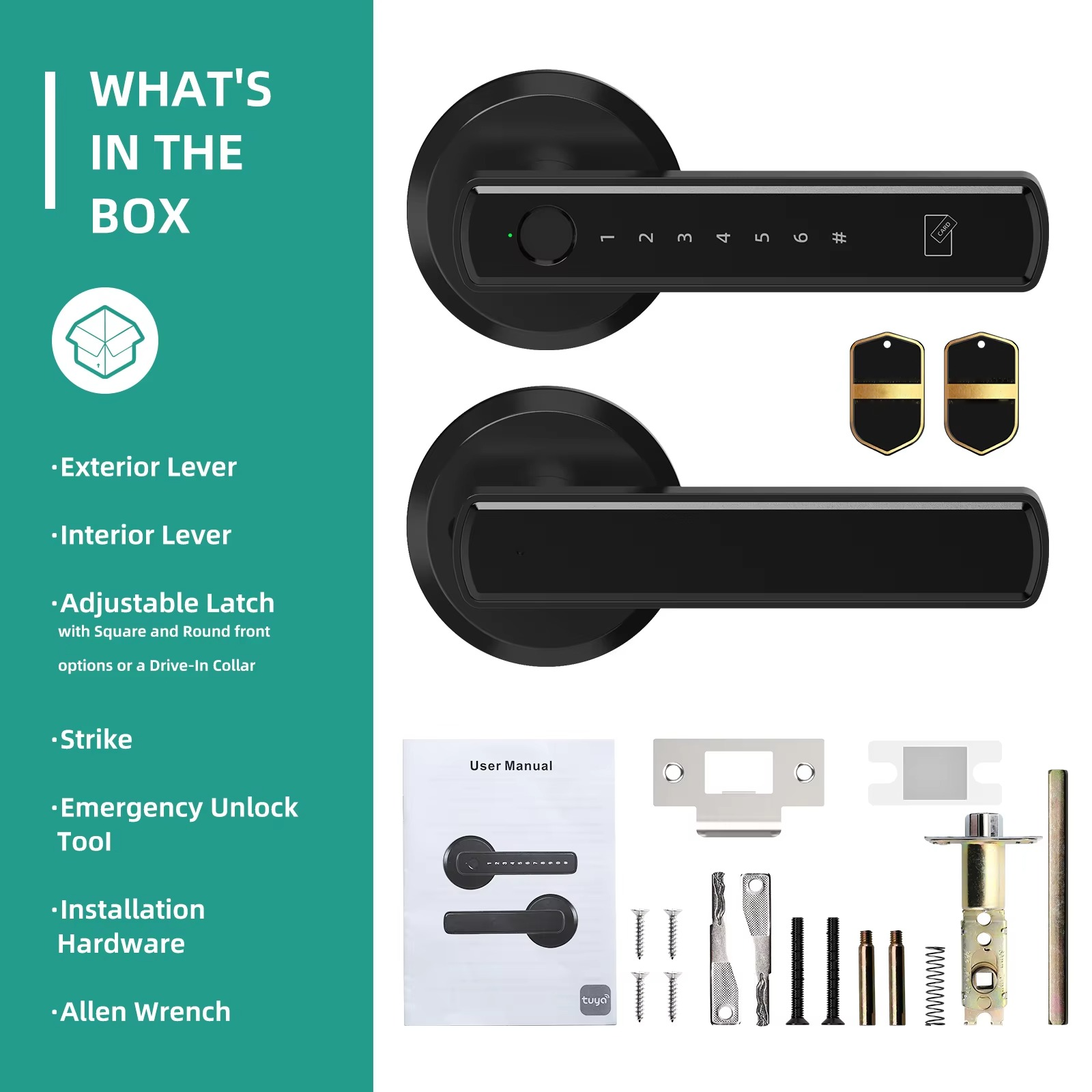 Keyless Entry Door Lock With Handle | Quality Home Accessory Built to Look Great & Last for Years