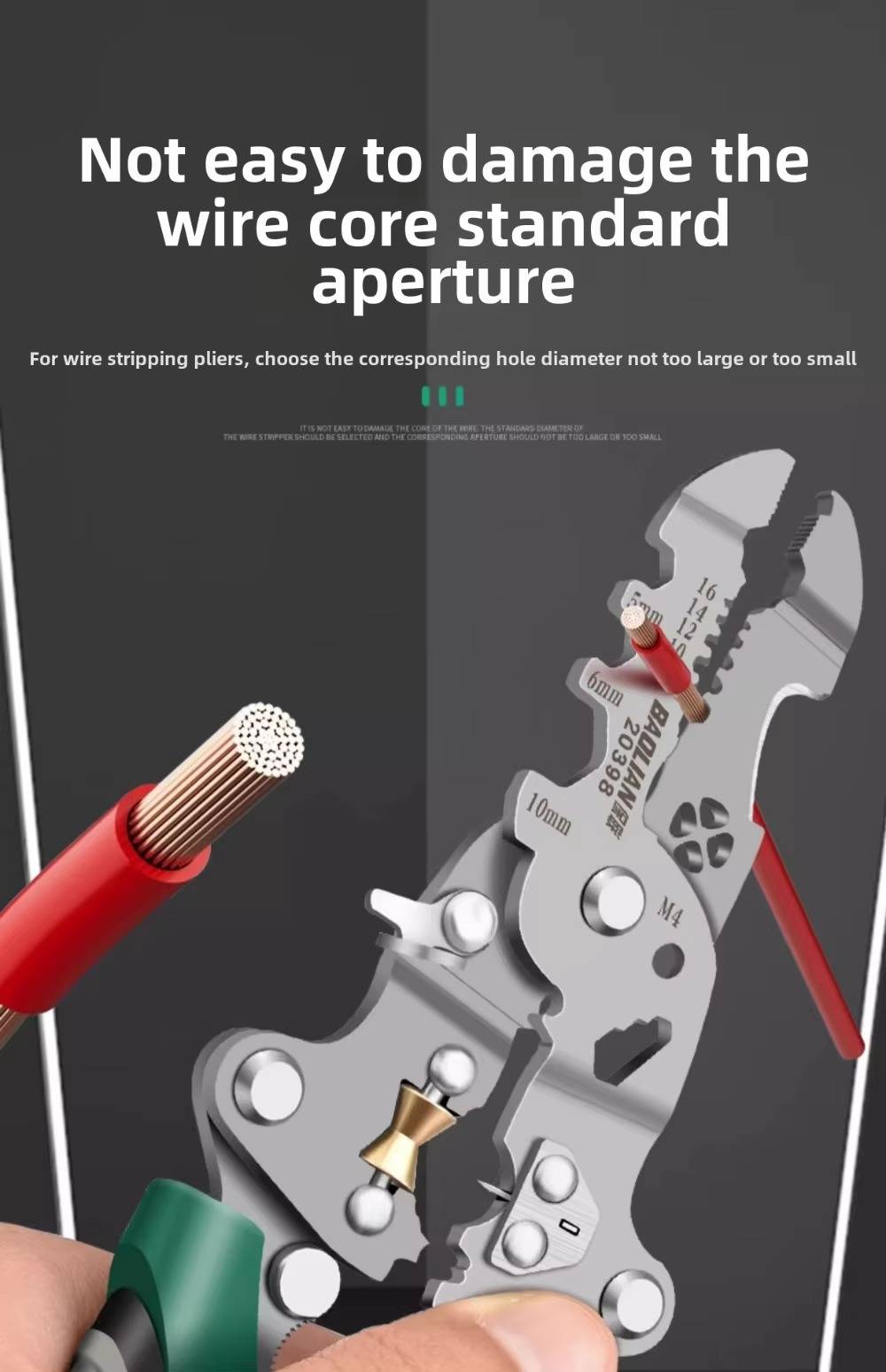 Multifunctional Wire Stripper Tool | Precision Engineering for DIY Enthusiasts & Trade Professionals Alike