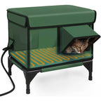 Heated Outdoor Cat House for Winter | Waterproof Insulated Shelter for Outdoor Cats