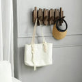 Natural Wood Coat Hook Rack Wall-Mounted Flip Down Coat Holder | On-Trend, Comfortable Design Built for All-Day Wear & Confident Style