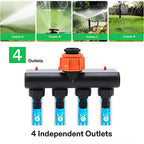 Garden Hose Splitter 4 Way | Hardy, Weather-Resistant & Beautifully Designed for Your Outdoor Space
