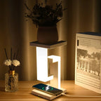 Floating Lamp with Wireless Charger | Levitating LED Desk Lamp & Qi Phone Charger