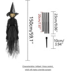 3PCS Indoor And Outdoor Halloween Decorations — Sound Activated Hand Holding Witch | The Perfect Seasonal Touch for Your Home — or as a Thoughtful Gift