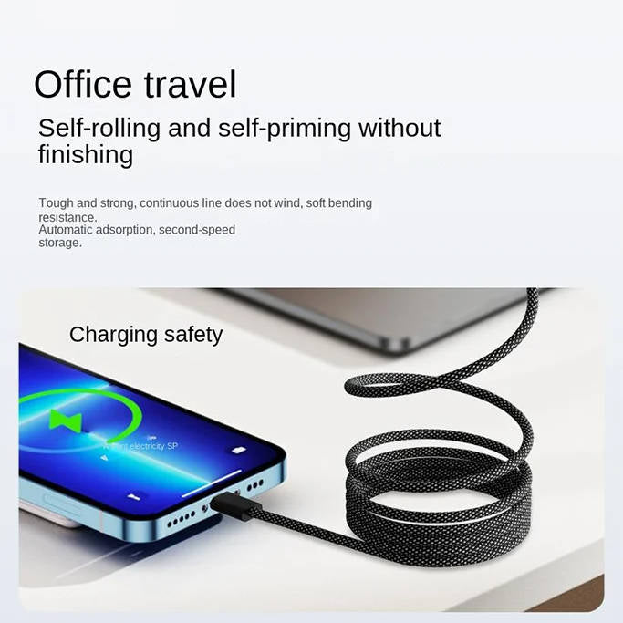 Magnetic Anti Tangle Cable Super Fast Charging | Premium Quality, Thoughtful Design — Built for Real Everyday Life