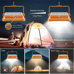 Solar Portable Camping Lantern | Foldable Waterproof LED Camp Light for Outdoor Use