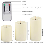 Realistic Flameless Candles With Remote | Stylish Home Essential That Transforms & Elevates Your Living Space