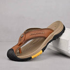 Men's Water Resistant Lightweight Toe Flip Flops | Quick-Dry Beach & Pool Sandals