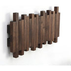 Natural Wood Coat Hook Rack Wall-Mounted Flip Down Coat Holder | On-Trend, Comfortable Design Built for All-Day Wear & Confident Style