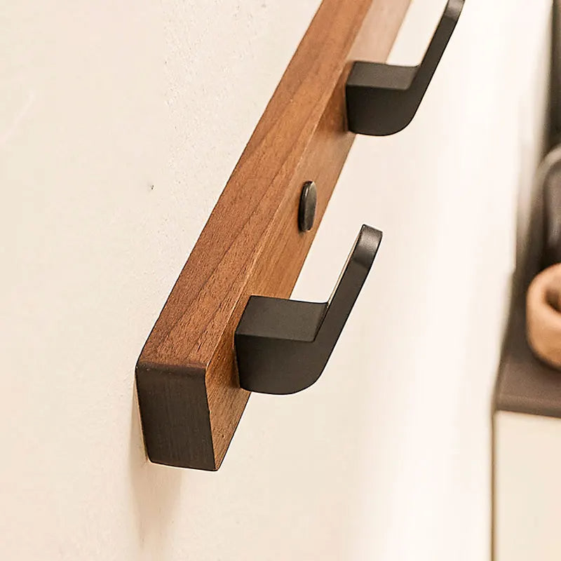 Minimalist Wall-Mounted Coat Hook with Wood & Metal Coat Holder | Timeless Style Meets Contemporary Design — Love It From the First Wear