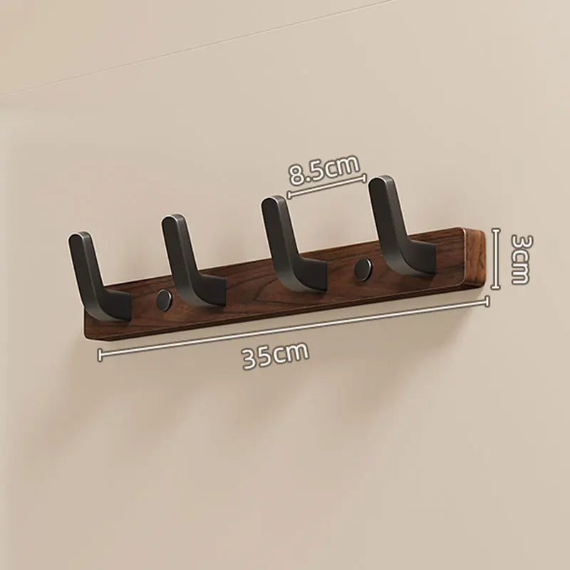Minimalist Wall-Mounted Coat Hook with Wood & Metal Coat Holder | Timeless Style Meets Contemporary Design — Love It From the First Wear