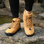 Waterproof Fleece-Lined Winter Barefoot Shoes | Snowproof Wide Toe Box Boots for Cold Weather