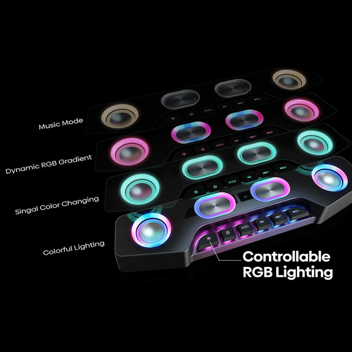 Wireless RGB Computer Speakers | Smart, Reliable Technology for Easier, More Connected Everyday Living