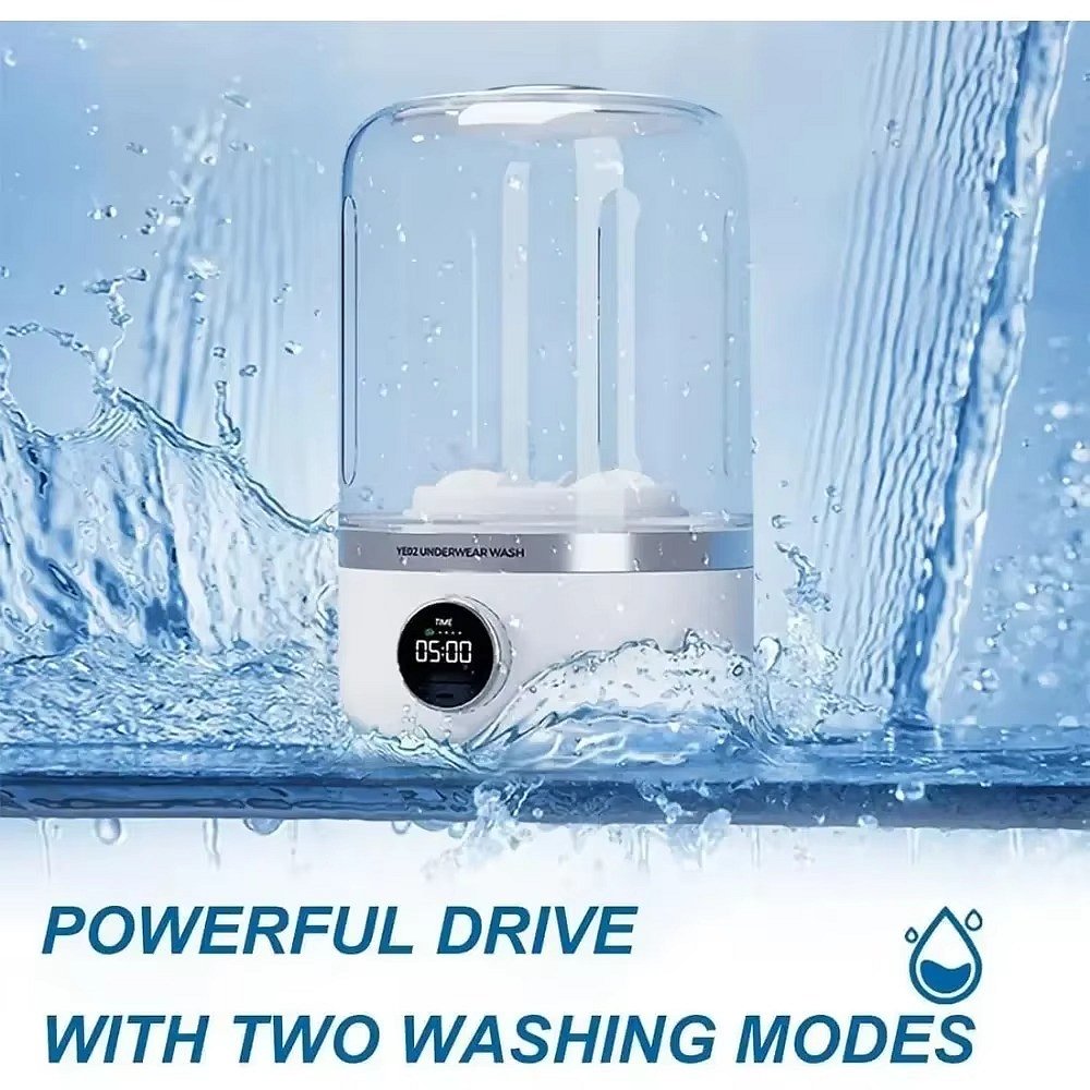 Mini Rechargeable Washing Machine | The Tech Upgrade You Didn't Know You Needed — Until You Try It