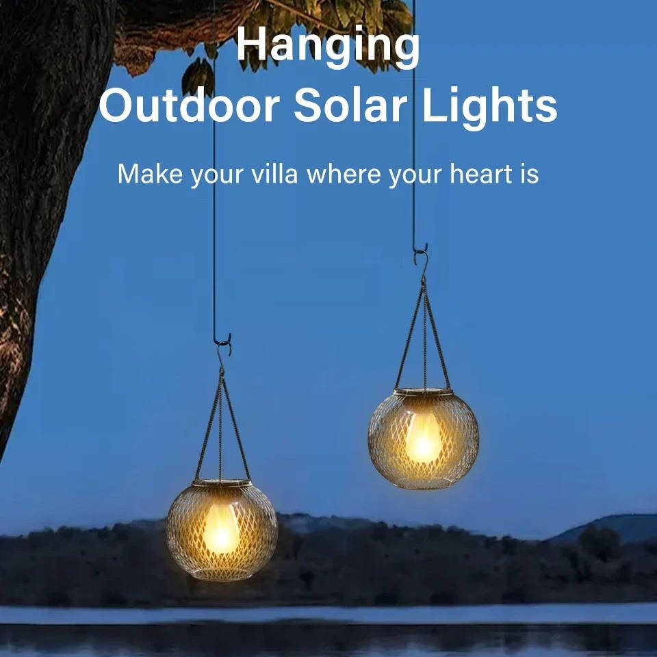 Outdoor Solar Hanging Lantern | Hardy, Weather-Resistant & Beautifully Designed for Your Outdoor Space