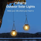 Outdoor Solar Hanging Lantern | Hardy, Weather-Resistant & Beautifully Designed for Your Outdoor Space