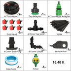 Drip Irrigation System With Automatic Timer | Easy-Care Garden Essential That Transforms Any Outdoor Space