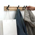Wooden Wall-Mounted Coat Rack with Sliding Hooks | Effortlessly Stylish, Comfortable Clothing for Modern Everyday Wear