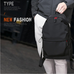 Minimalist Black Backpack | Quality Home Accessory Built to Look Great & Last for Years