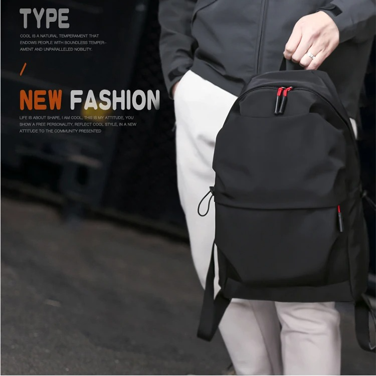 Minimalist Black Backpack | Quality Home Accessory Built to Look Great & Last for Years