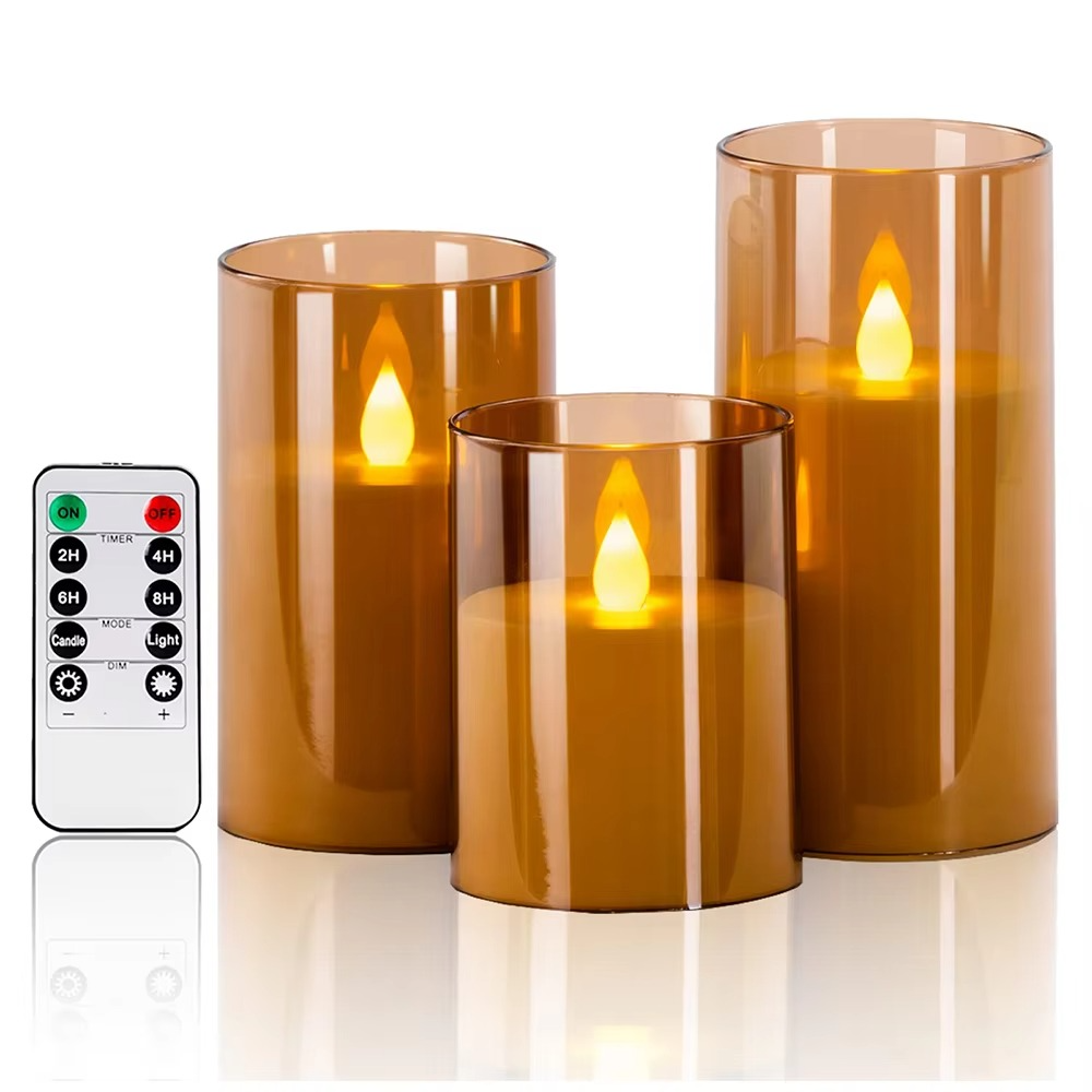 Realistic Flameless Candles With Remote | Stylish Home Essential That Transforms & Elevates Your Living Space