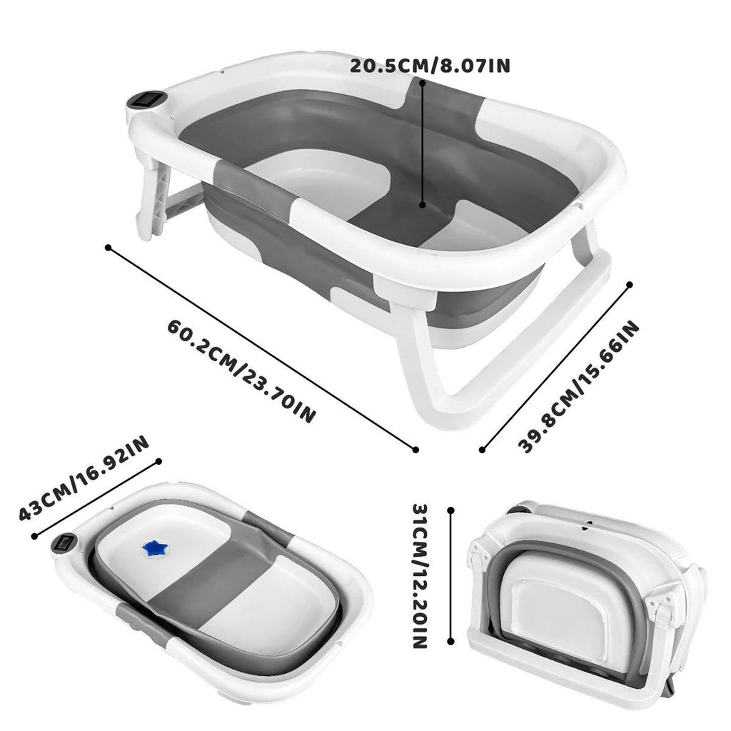 Foldable Newborn Bathing Tub | Thoughtfully Designed for Newborns, Infants & Growing Toddlers