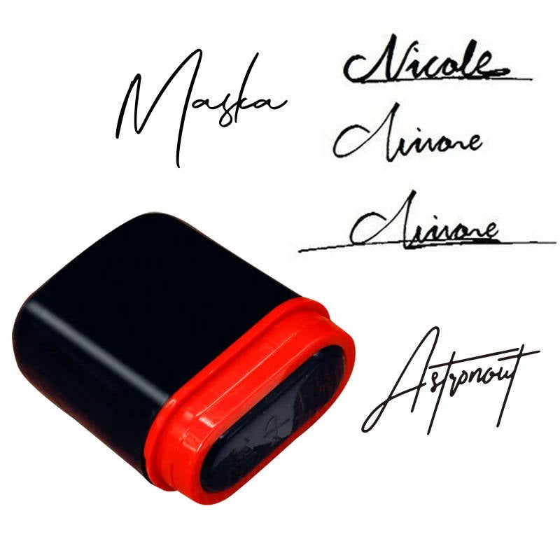 Custom Signature Stamp Personalized Logo Name Stamper | Style and Practicality Finally Together — The Modern Home Essential