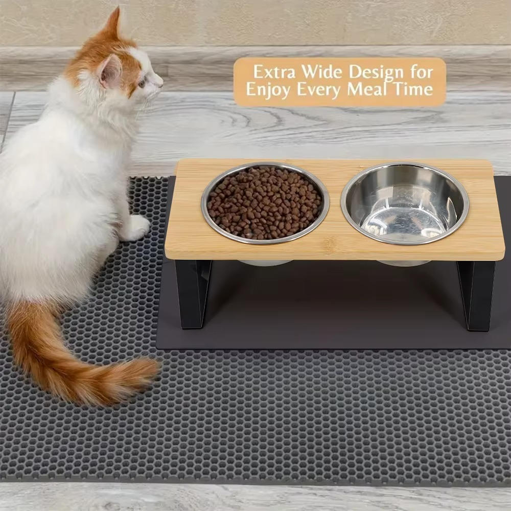 Elevated Cat Bowl | Durable Pet Accessory Built for Active, Playful, Energetic Pets