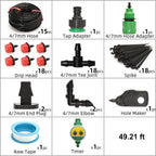 Drip Irrigation System With Automatic Timer | Easy-Care Garden Essential That Transforms Any Outdoor Space