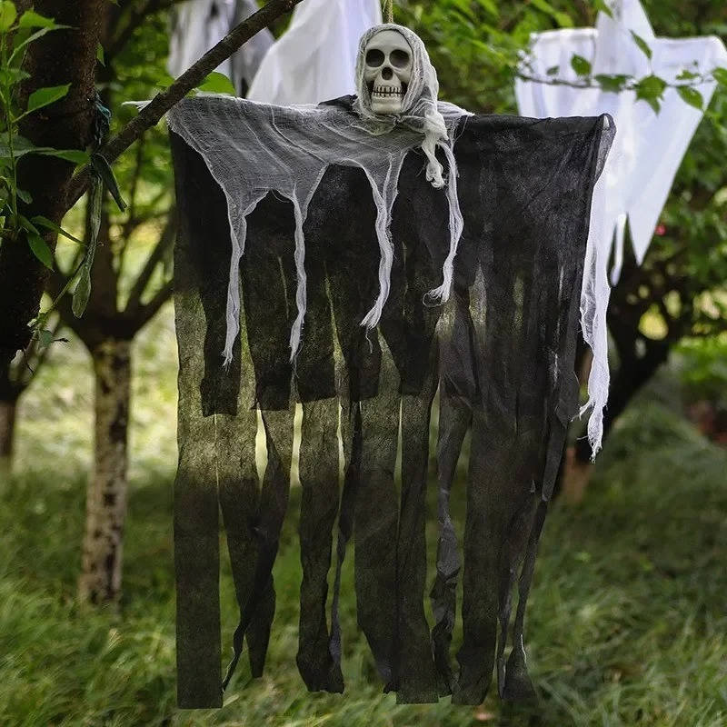 Halloween Hanging Ghost Decorations Skull | Some Decorations Are Just Décor — This One Becomes Part of Your Tradition