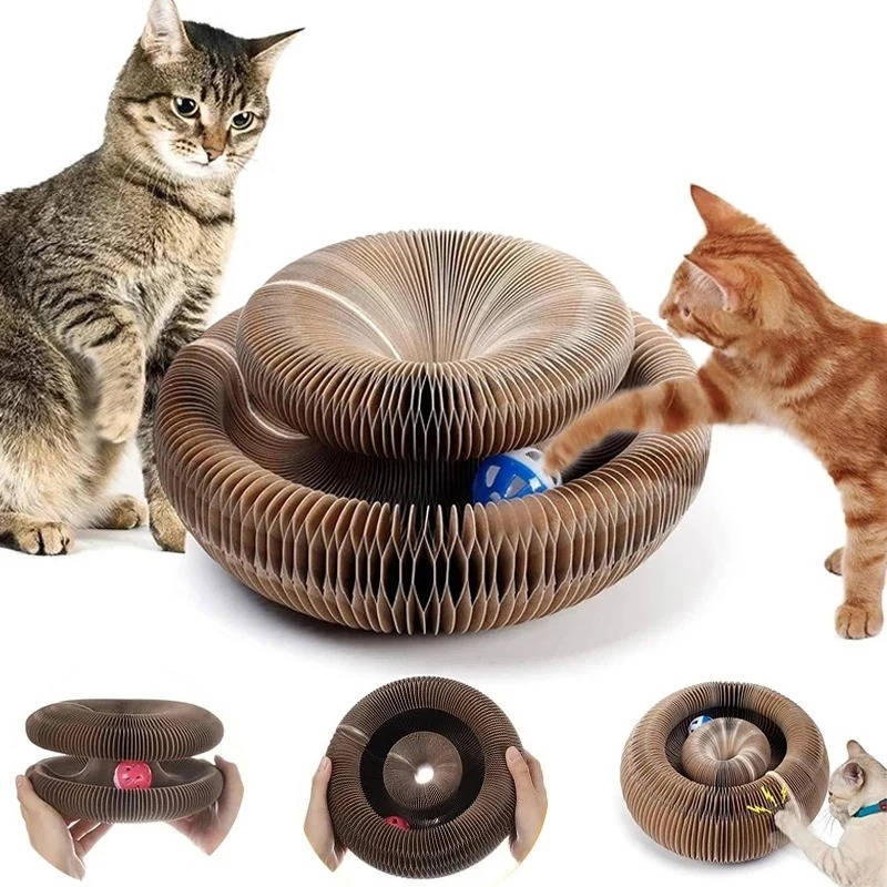 Cat Scratcher with Ball Track | Premium Pet Care — Safe, Durable & Trusted by Pet Owners Everywhere