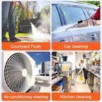 Cordless Portable High Pressure Spray Water Gun Set | Ideal for Cleaning Cars, Patios & Garden Furniture | Built for British Weather — Durable, Attractive Outdoor Design