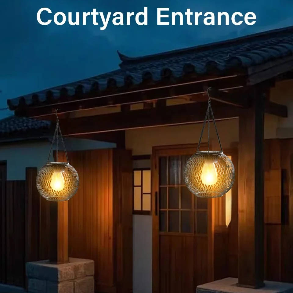 Outdoor Solar Hanging Lantern | Hardy, Weather-Resistant & Beautifully Designed for Your Outdoor Space
