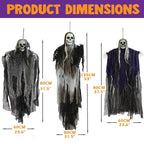Scary Realistic Halloween Hanging Decorations Outdoor And Indoor — Set Of Three | Festive, Charming & Built to Create Magical, Lasting Seasonal Memories