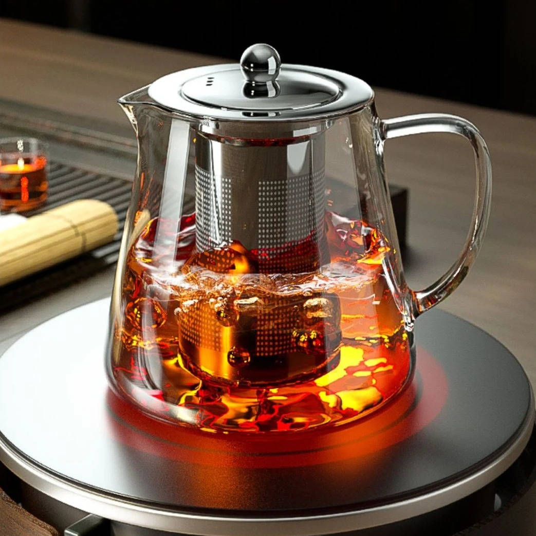 Heat Resistant Glass Teapot | Time-Saving Kitchen Essential for Quicker, Easier, Stress-Free Cooking