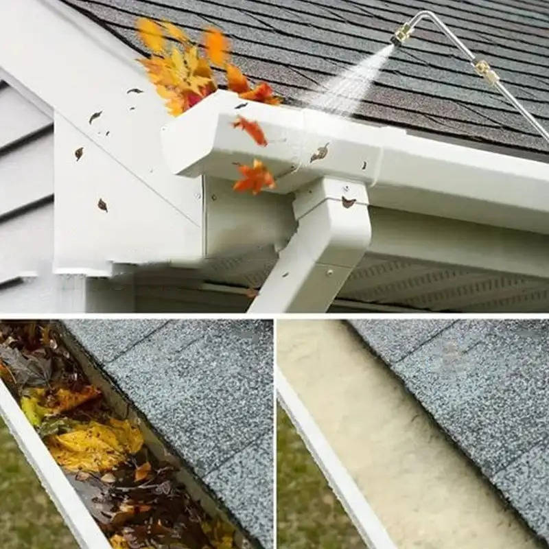 4000 PSI Telescoping High Pressure Power Washer Extension Wands For Gutter & Roof Drainage & Walls Cleaning | Stylish Home Essential That Transforms & Elevates Your Living Space