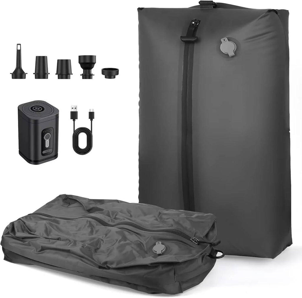 Travel Vacuum Pump And Two Bags | Upgrade Your Home with This Thoughtfully Designed Everyday Essential