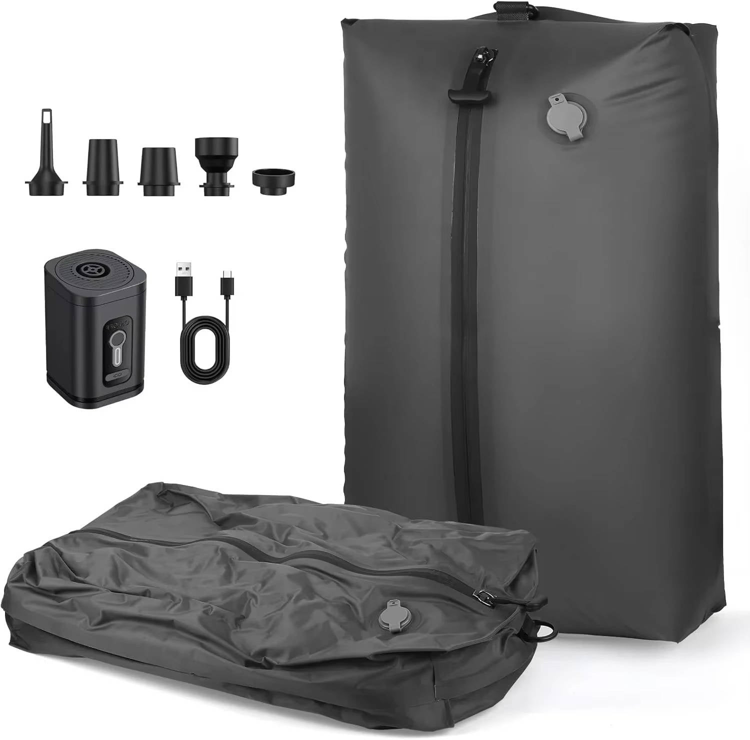 Travel Vacuum Pump And Two Bags | Upgrade Your Home with This Thoughtfully Designed Everyday Essential