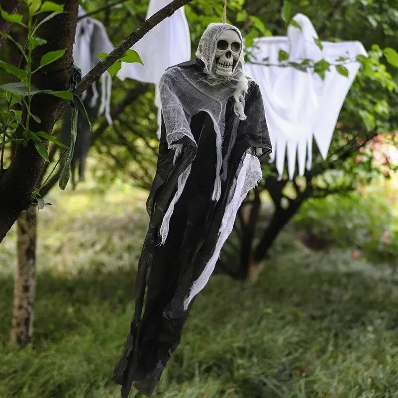 Halloween Hanging Ghost Decorations Skull | Some Decorations Are Just Décor — This One Becomes Part of Your Tradition