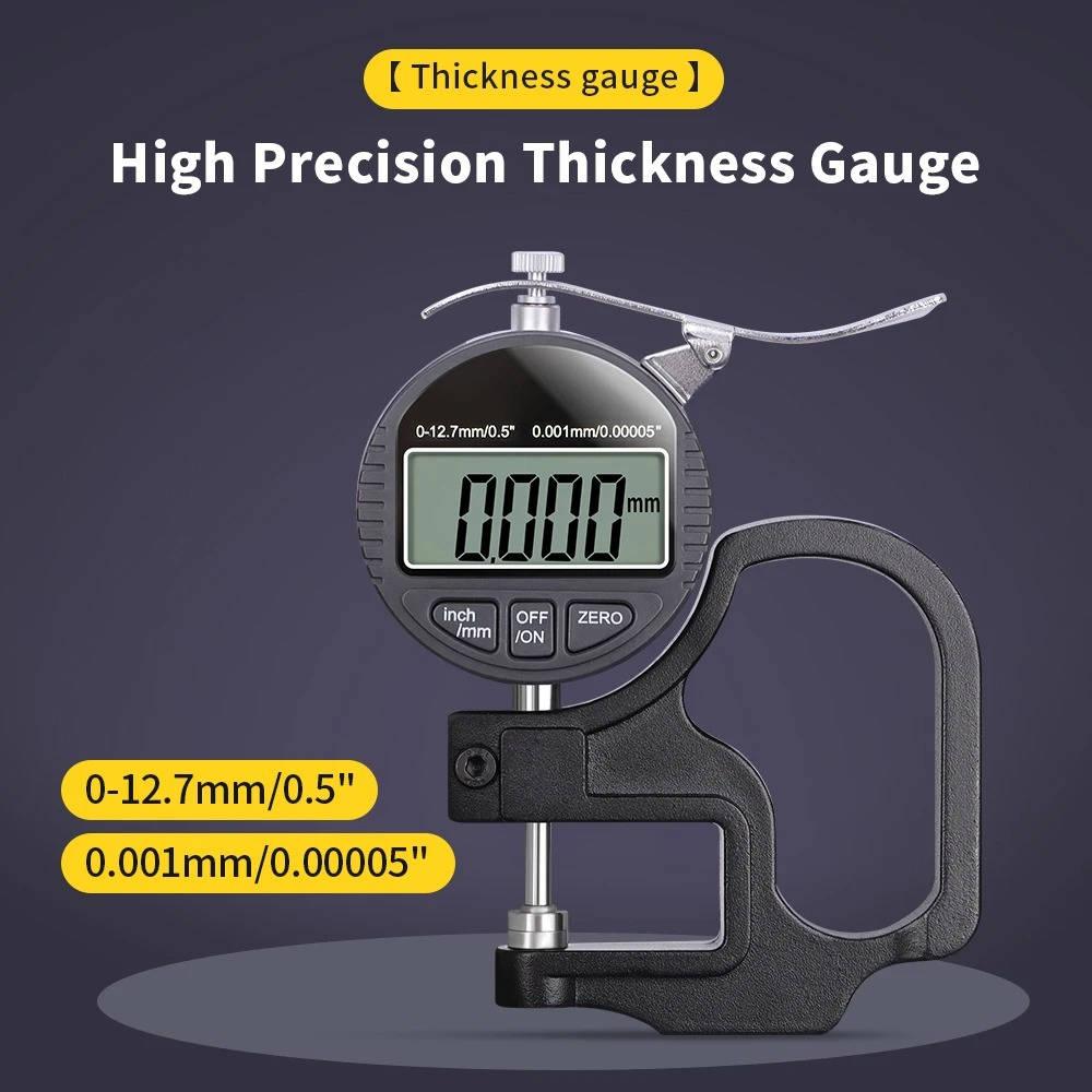Thickness Gauge Measure Thickness Of Paper Cloth Metal 0.001mm | Outstanding Quality & Great Value — A Genuine Everyday Essential