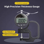 Thickness Gauge Measure Thickness Of Paper Cloth Metal 0.001mm | Outstanding Quality & Great Value — A Genuine Everyday Essential