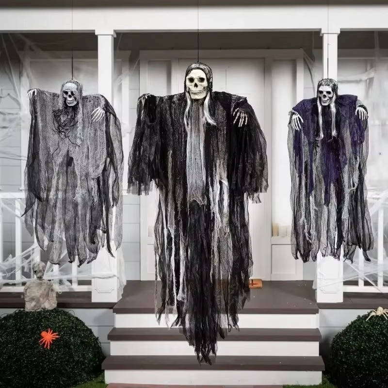 Scary Realistic Halloween Hanging Decorations Outdoor And Indoor — Set Of Three | Festive, Charming & Built to Create Magical, Lasting Seasonal Memories